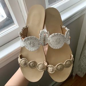 JACK ROGERS LAUREN SANDALS RARE